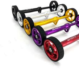 Suporte traseiro de bicicleta dobrável easy, barra de extensão da roda fácil, rolamento reforçado, haste telescopic - Image 4