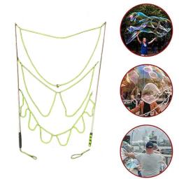 3 estilo corda de bolha de aço inoxidável gigante fabricante de bolhas varinha telescópica design bolha festa favores atividade ao ar livre para crianças - Image 1