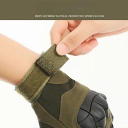 Luvas táticas luvas de tiro toque design proteção fitness esportes motocicleta caça dedo cheio luvas caminhada - Image 5