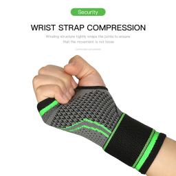 Suporte de pulso de malha elástica Bandagem ajustável Mão Sport Wristband Gym Hand Guard Envoltório do túnel do carpo 1pc - Image 4