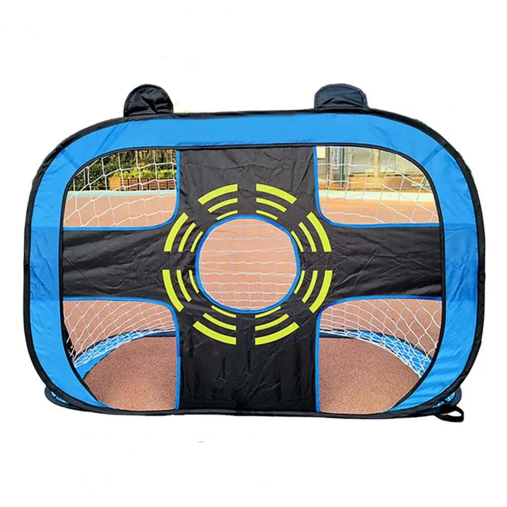 Rede dobrável do objetivo do futebol do nylon com estojo portátil para crianças, objetivo da instalação simples para crianças - Image 1