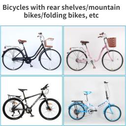 Ferro Cesta De Bicicleta De Arame, Mountain Bike Prateleira Traseira, Cesta De Armazenamento, Pet Dobrável Ao Ar Livre - Image 5
