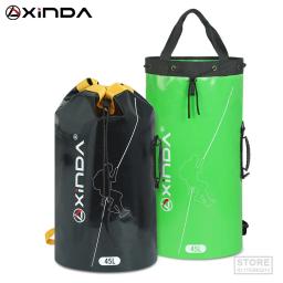Saco De Corda De Escalada De Rocha Ao Ar Livre De Xinda, Mochila De Drenagem, Pacote De Equipamentos De Resgate, Coleção De Bolsa De Ombro - Image 1
