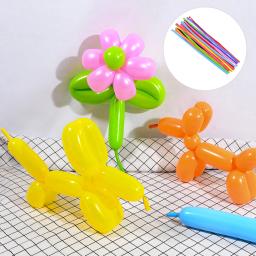 Balões De Látex Longo Anim Mágico, Multi Color Air Globos, Decorações De Festa De Aniversário De Casamento, DIY Decoração De Chuveiro De Bebê, Torção, 10Pcs - Image 2