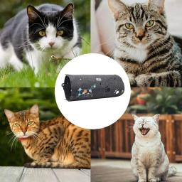 Túnel de jogo interativo para gato Tubo de feltro dobrável Resistente à mordida de pressão Tubo de treinamento Animal Play Produto Pet - Image 5