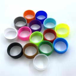 Raquete de tênis Selado Anel de Borracha, Alça Stretchable, Punho, Cinto Absorvente Sweat, Anel de Silicone Fixo, 8Pcs - Image 4