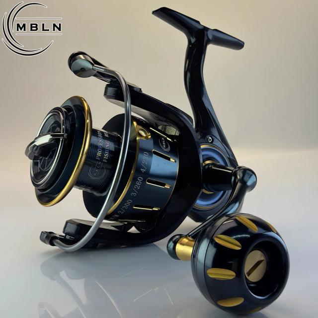 MBLN Carretel de Pesca Giratório Relação de Engrenagem 5.1:1 Rolamentos 5+1 Alumínio Metal