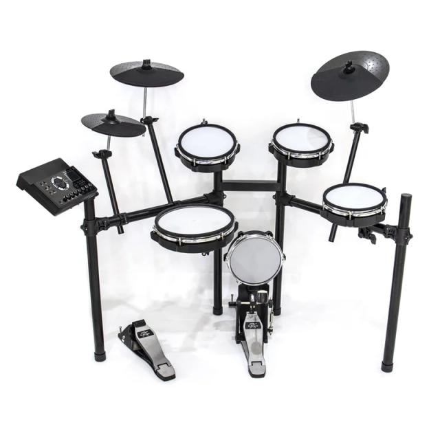 Kit de Percussão Eletrônica Portátil com Bateria Elétrica para Profissionais e Atacadistas