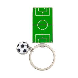 Criativo Futebol Campo Chaveiro, Metal Futebol Pingentes, Basquete Pingente, Equipe Fãs, Esportes Lembrança Presentes, Homem Carro Chave Titular Acessório - Image 3