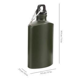Cantina militar portátil, resistente ao desgaste, garrafa militar, Camping Water Canteen, fornecimento ao ar livre, garrafa de viagem, liga de alumínio - Image 6