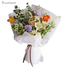 Tecido de papel artesanal, embrulho floral, embalagem de presentes para roupas, decoração para o lar, festa festiva, 70x50cm, pacote 36 - Image 2