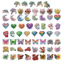 Pintura diamante Kits de ímãs de geladeira, broca completa, adesivo, forma especial, DIY, geladeira, quadros brancos, carro, Mailbox Decor, 6 pcs - Image 3