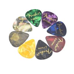 Conjunto de 8 picaretas acústicas plectrum celluloid picareta da guitarra elétrica e 2pcs palhetas de polegar acessórios - Image 2