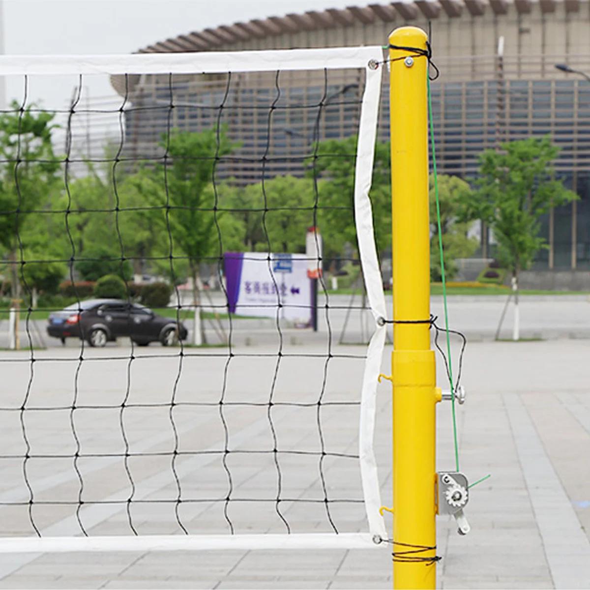 Rede de vôlei de praia com saco 950x100cm, 1 peça, quintal, treinamento, basquetebol, futebol, substituição - Image 1
