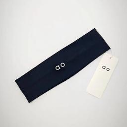 Cor pura dupla face náilon fitness yoga bandana elástica suor absorvente esportes ao ar livre banda ginásio anel de cabelo cross-border quente s - Image 4