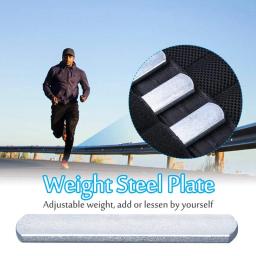 Placa de aço de peso para carga, acessórios de treinamento para colete ponderado, tornozelo perna, força esportiva, equipamentos de fitness, 8PCs - Image 2