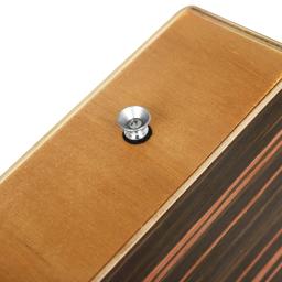 Cajon tambor com alça ajustável, instrumento de percussão, madeira ébano, mão plana, compacto, portátil Travel Box - Image 6