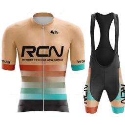 2025 rcn equipe conjunto camisa de ciclismo homem verão mtb roupas ciclismo manga curta ropa maillot ciclismo equitação ao ar livre uniforme - Image 6