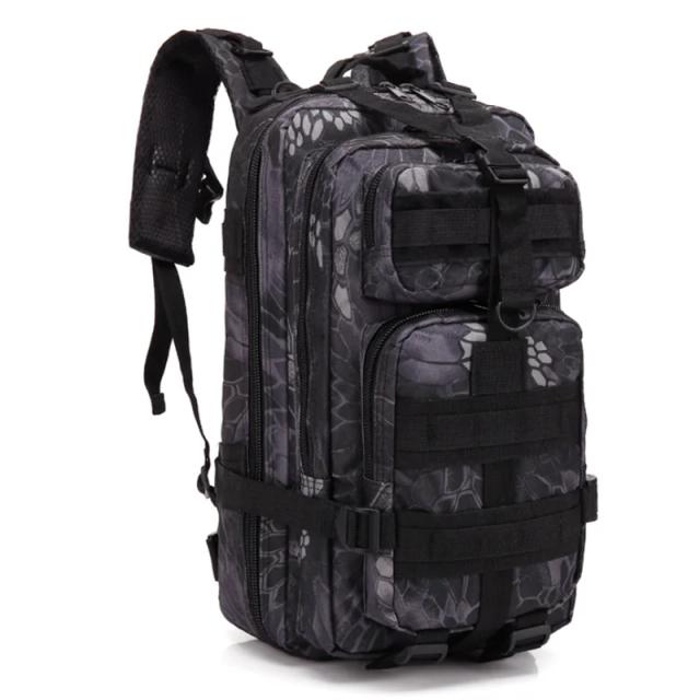 Mochila Tática Impermeável Molle para Camping e Trekking Masculina com Grande Capacidade