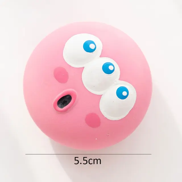 Brinquedo Squeaky de Borracha para Cães - Bola Mastigável Resistente com Sirene para Limpeza Dental e Diversão