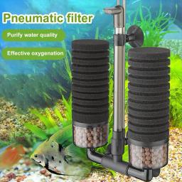 Conjunto De Filtro Bio De Aquário De Várias Camadas, Design Confiável, Copo De Sucção Forte, Fornecimento De Oxigênio, 1 Conjunto - Image 1