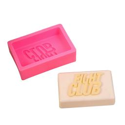 Fight Club Retângulo Sabão Silicone Mold, Banho Bomba, Loção Bar, Suprimentos de Sabão, Bandeja de Sabão, Molde Jabon Bolo, Pão Pan Acessórios - Image 3