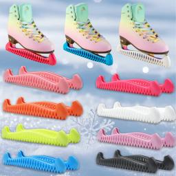 1 par de capas de lâmina de skate de hóquei no gelo, material tpu ajustável, protetores de lâmina de skate no gelo, faca de gelo, protetor de lâmina de skate - Image 1