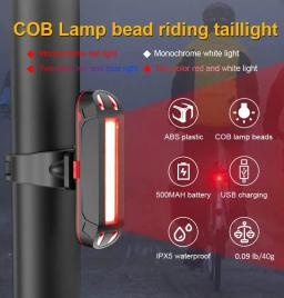 Luz traseira led para bicicleta, luz traseira para mountain bike, luz de segurança para ciclismo - Image 5