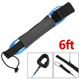 Straight Surfboard Leash para Paddle Board, Ankle Strap para Longboard, Leg Rope, Super Strong Webbing, Acessórios de Surf, 6ft - Image 3