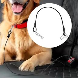 Extensor De Trela À Prova De Mastigação Para Animais De Estimação, Corda De Aço Forte, Restrição Para Cachorro, Cinto De Segurança Do Veículo, Heavy Duty - Image 4