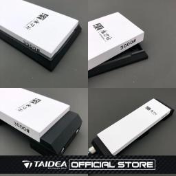 Lixadeira de pedra de afiar profissional, guia de ângulo, base fixadora de diamante, antiderrapante, sistema de afiar cozinha, 3000 # taidea - Image 4