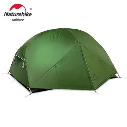 Naturehike barraca de acampamento 2 pessoa mongar ultraleve barraca viagem ao ar livre dupla camada barraca à prova ddouble água 3 temporada tenda portátil - Image 1