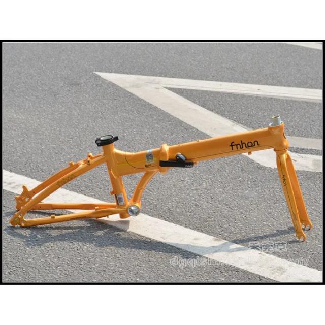 FNHON Quadro Bicicleta Explosão Preto Ouro Edição Limitada Liga Alumínio 20 Polegadas