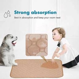 Almofada de treinamento lavável para cães, super absorvente, antiderrapante, caixa de cachorro, almofadas reutilizáveis para incontinência para cães, gatos, coelho - Image 5