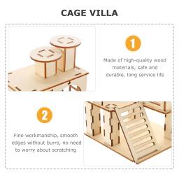 Escada De Madeira Com Plataforma Para Pequenos Animais De Estimação, Premium Hamster House, Pet Exercise, Fun and Safe - Image 5