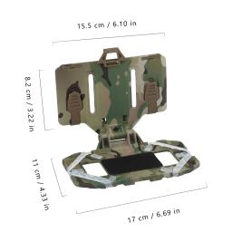 Rack do telefone móvel para esportes ao ar livre, Molle prático, placa de navegação dobrada, engrenagem do celular, Airsoft Vest Acessórios - Image 6