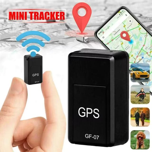 Rastreador GPS Magnético Mini GF-07: Monitoramento em Tempo Real para Veículos e Animais de Estimação, Antifurto e Envio de Mensagens SMS