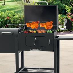 Kit Rotisserie Grill Automático Universal, Motor elétrico 4W, Cuspir Rod, Garfo, Acessórios para churrasco - Image 4