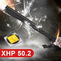 Lanterna Tática Super Long Spike Series, 800m, USB Recarregável, Lâmpada, Autodefesa, Telescópico, Zoom, Tocha, Portátil, Ao ar livre, 18650 - Image 3