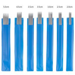 Conjunto de agulhas de tricô, aço inoxidável, 20cm, ponta dupla, 2-5mm, 35 peças, ferramentas de costura, para suéter - Image 2