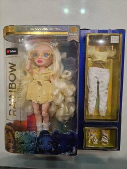 Personalização de design original moda vestir-se boneca arco-íris brinquedo alto para meninas - Image 4