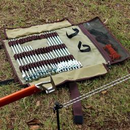 Outdoor Camping Ground Nail Hammer Kits, Estaca de barraca portátil, Saco de armazenamento Peg dobrável, Acessórios para barraca - Image 1
