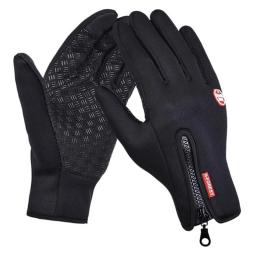 Luvas quentes de esportes touchscreen masculino e feminino, pesca, à prova de respingos, esqui, exército, ciclismo, snowboard, antiderrapante, zíper, inverno - Image 6