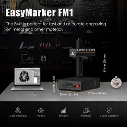 Cloudray 30w máquina de marcação de fibra portátil para jóias diy ouro prata anel pulseira corte metal máquina gravura a laser - Image 2