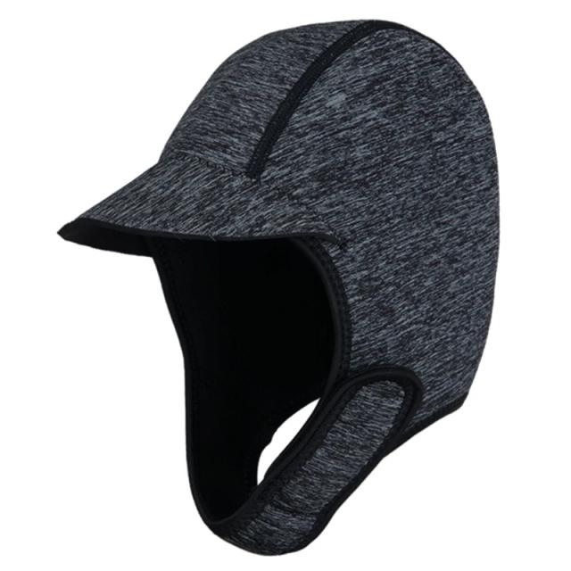 Touca Térmica Neoprene para Natação e Mergulho com Capuz Ajustável - Proteção Confortável de 2mm para Homens e Mulheres