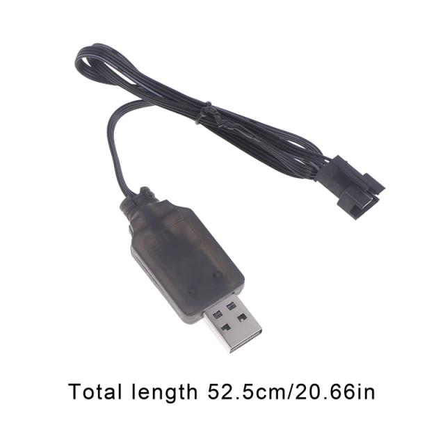 Carregador Elétrico 7.4V para Gel Ball Blaster e Carros RC - Compatível com DE36W, DE65, HM202, EC08, EC16, M416, 1 Unidade