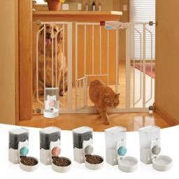 Alimentador automático com tigela suspensa Garrafa de água Recipiente de alimento Dispensador para cachorro, gatos, coelho, pássaros, produto de alimentação animal de estimação - Image 2
