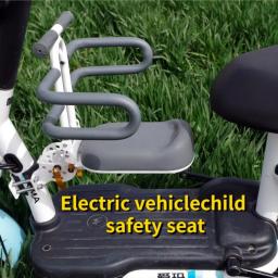Assento dianteiro para Scooter Elétrico, Baby Seat, Dobrável, Almofada, Bicicleta - Image 1