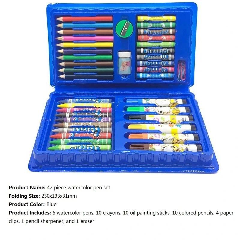 Pintura infantil conjunto completo de pincéis, ferramentas de arte, conjunto de caixa de presente, desenvolvimento de crianças, criação de desenhar interesses, materiais de arte - Image 1