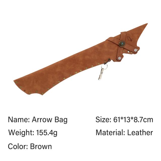 Aljava com Cinto Clip para Tiro com Arco: Prática em Campo, Acessório de Couro PU para Arco e Flechas